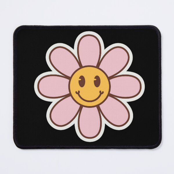 Item preview, Light Pink Smiling Daisy Sticker | Cute Floral Sticker for Laptop, Water Bottle & Phone Case designed and sold by FestivityFinds.
