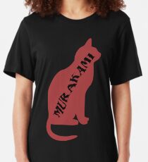 murakami cat Slim Fit T-Shirt