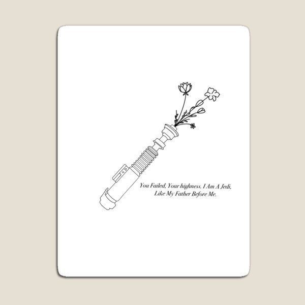 Item preview, Lightsaber with flowers  designed and sold by Beansismagical.