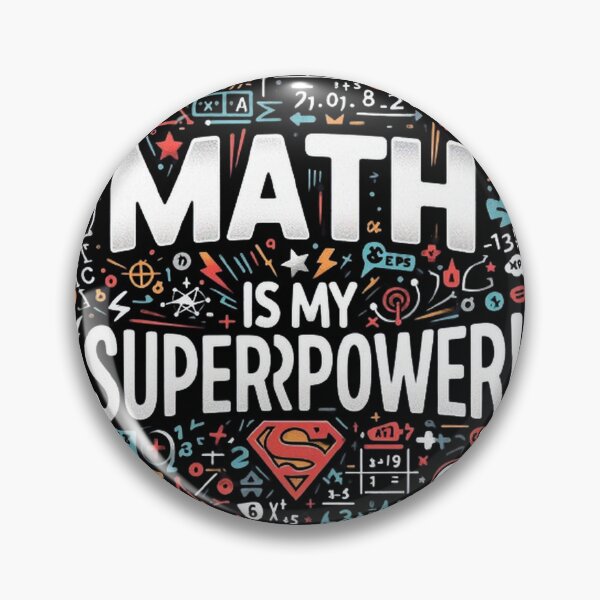 Item preview, Math is My Superpower: Unleashing Your Inner Genius designed and sold by aZRaSs.