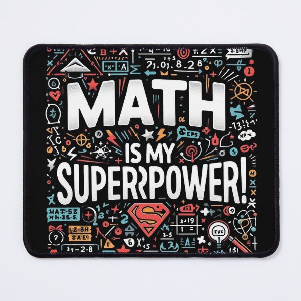 Item preview, Math is My Superpower: Unleashing Your Inner Genius designed and sold by aZRaSs.