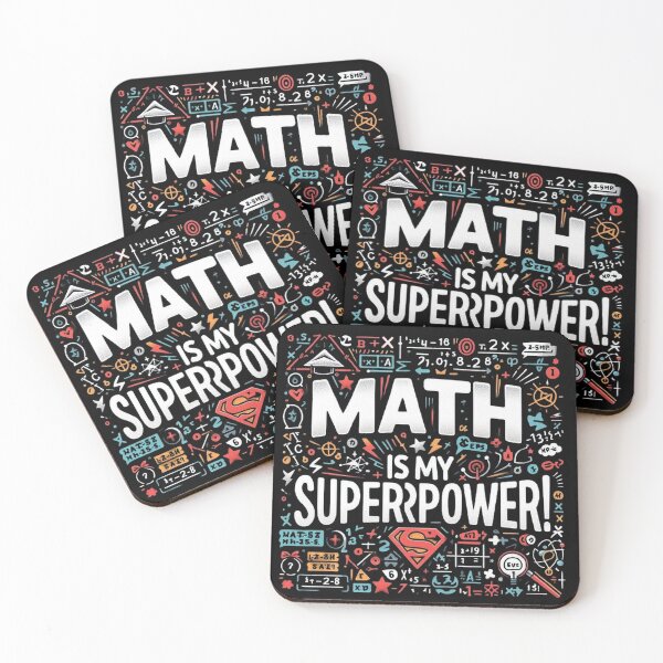 Item preview, Math is My Superpower: Unleashing Your Inner Genius designed and sold by aZRaSs.