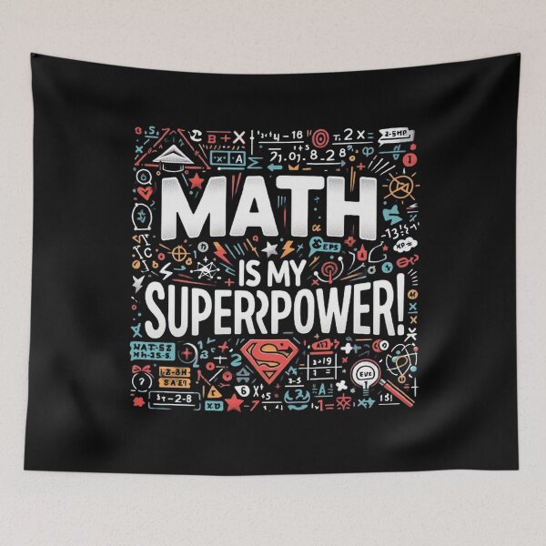 Item preview, Math is My Superpower: Unleashing Your Inner Genius designed and sold by aZRaSs.