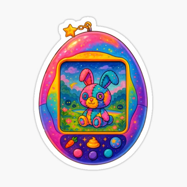 Item preview, Virtual Pet Patchwork Bunny designed and sold by PiggyWonka.
