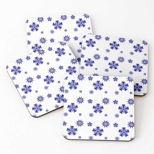 Item preview, Blue floral intricacy designed and sold by Tzumimore.
