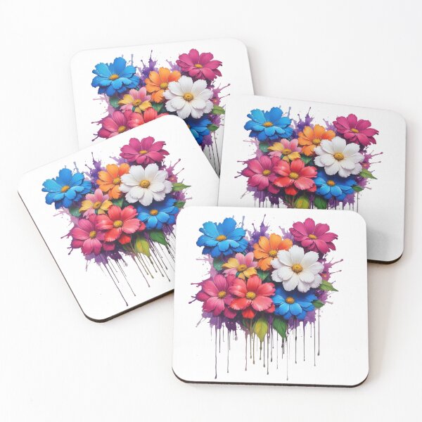 Item preview, Floral Splash Paint Design designed and sold by Hiveone66.