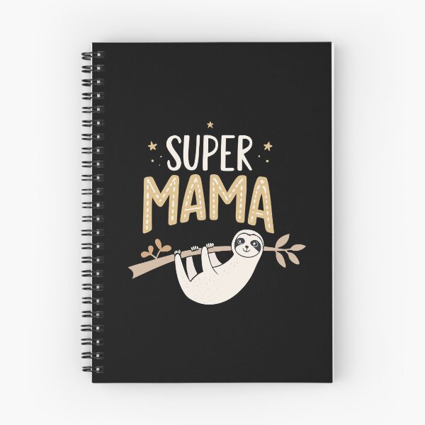 Artikelvorschau, Super Mama mit Faultier – Süßes Muttertagsgeschenk Design entworfen und verkauft von ThatBBStore.