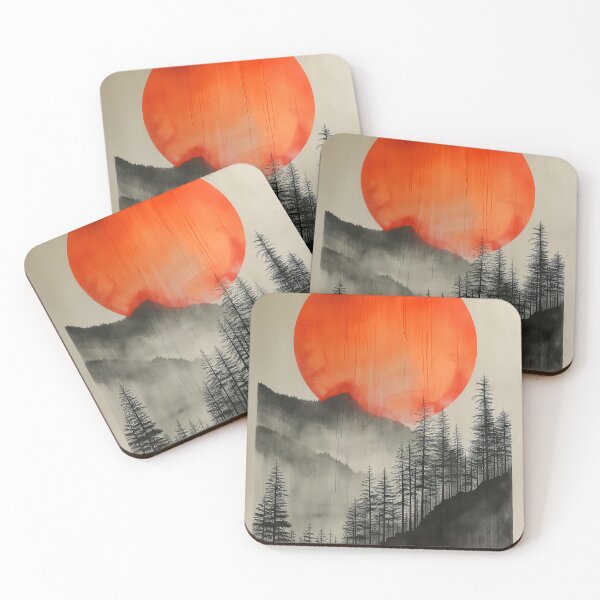 Item preview, Mid-Century Setting Sun Print designed and sold by HoskingInd.