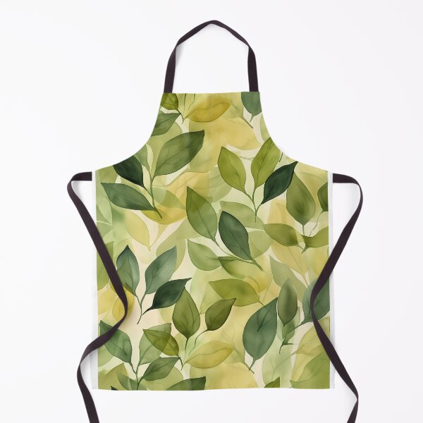 Item preview, Green and Yellow Watercolor Leaves Painting designed and sold by HoskingInd.