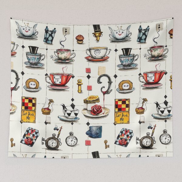Item preview, Whimsical Afternoon Full of Enchanted Tea Details designed and sold by Piotrek0001.