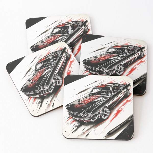 Item preview, 1965 Ford Mustang Fastback Poster designed and sold by HoskingInd.