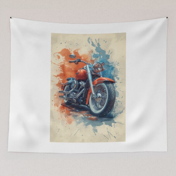Item preview, Classic American Motorcycle - Illustration designed and sold by HoskingInd.