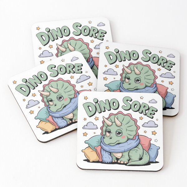 Item preview, Dino Sore | T-Shirt designed and sold by NicolasGlowArt.