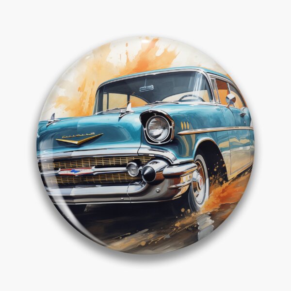 Artikelvorschau, 1957 Chevrolet Belair Illustration entworfen und verkauft von HoskingInd.