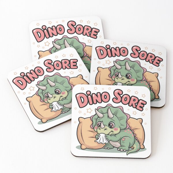 Item preview, Dino Sore T-Shirt designed and sold by NicolasGlowArt.