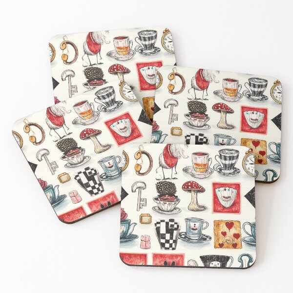 Item preview, Curious Tea Time With Floating Smiles And Cards designed and sold by Piotrek0001.