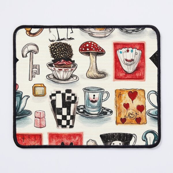 Item preview, Curious Tea Time With Floating Smiles And Cards designed and sold by Piotrek0001.