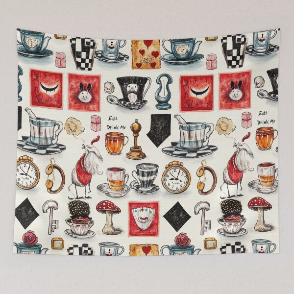 Item preview, Curious Tea Time With Floating Smiles And Cards designed and sold by Piotrek0001.