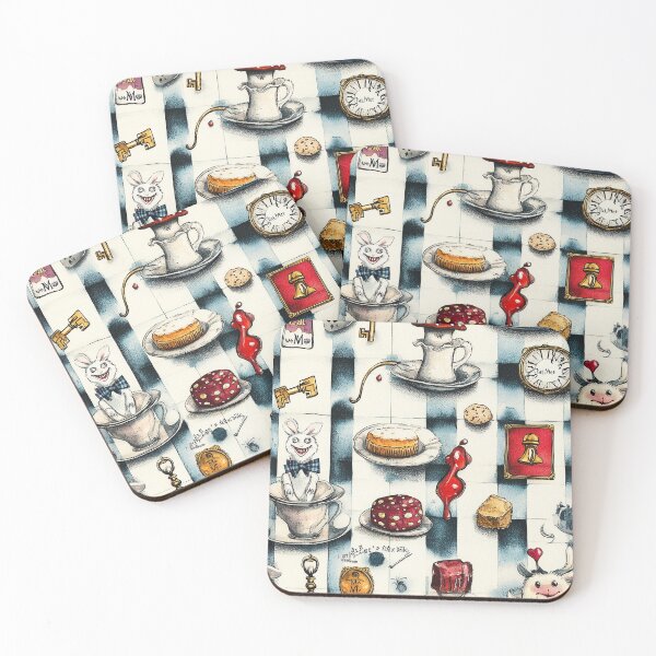Item preview, Whimsical Wonderland Tea Party With Painted Roses designed and sold by Piotrek0001.