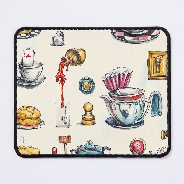 Item preview, Teacups, Mushrooms, Cards And Chaos At Six designed and sold by Piotrek0001.