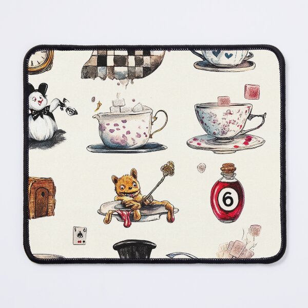 Item preview, Cheshire Grin Amid Teapots, Cards, And Confusion designed and sold by Piotrek0001.