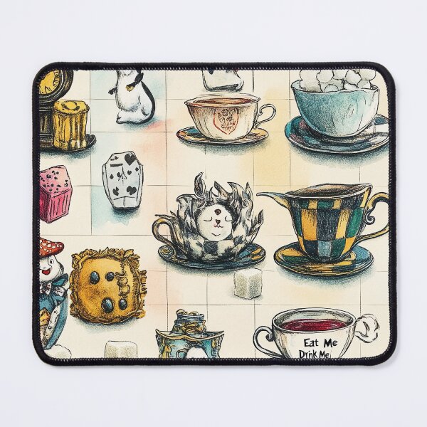 Item preview, Whimsy And Wonder At The Checkered Table designed and sold by Piotrek0001.