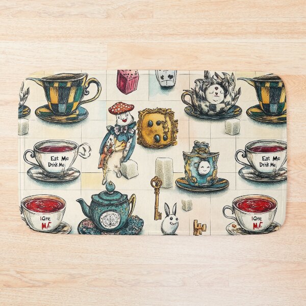 Item preview, Whimsy And Wonder At The Checkered Table designed and sold by Piotrek0001.