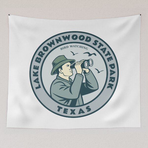 Item preview, Lake Brownwood State Park Texas Birdwatcher designed and sold by bivenart.
