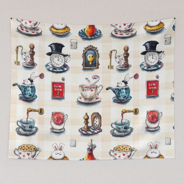 Item preview, Teacups And Tarts In Enchanted Afternoon Gathering designed and sold by Piotrek0001.
