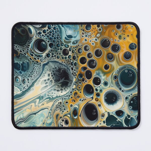 Item preview, Wild Abstract Acrylic Pour with Bubbles designed and sold by HoskingInd.