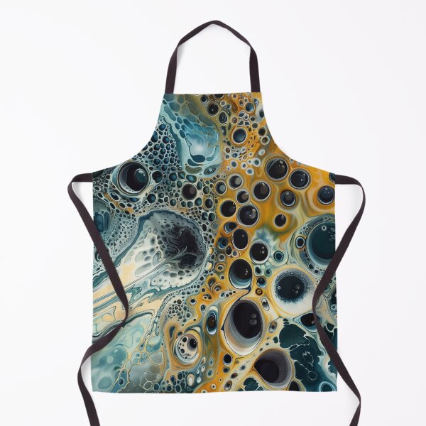 Item preview, Wild Abstract Acrylic Pour with Bubbles designed and sold by HoskingInd.