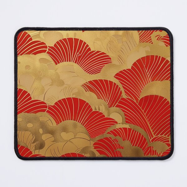 Item preview, Chinese-style Red and Gold Clouds designed and sold by HoskingInd.