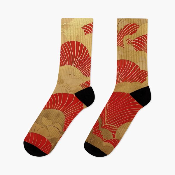 Item preview, Chinese-style Red and Gold Clouds designed and sold by HoskingInd.