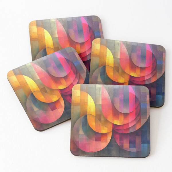 Item preview, Colorful Abstract Geometric Painting designed and sold by HoskingInd.