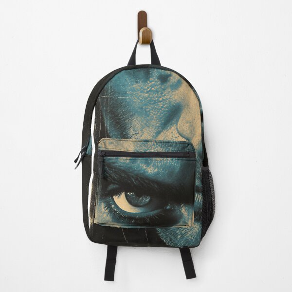 Item preview, Menacing Face in Blue designed and sold by HoskingInd.