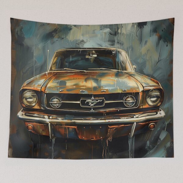 Item preview, Rusty 1965 Ford Mustang Painting designed and sold by HoskingInd.