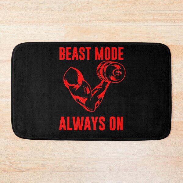 Item preview, Motivational Fitness Beast Mode Always On designed and sold by UnshieldArt.