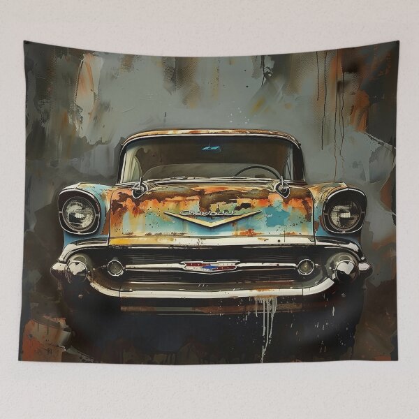 Item preview, Rusty 1957 Chevrolet Belair Painting designed and sold by HoskingInd.