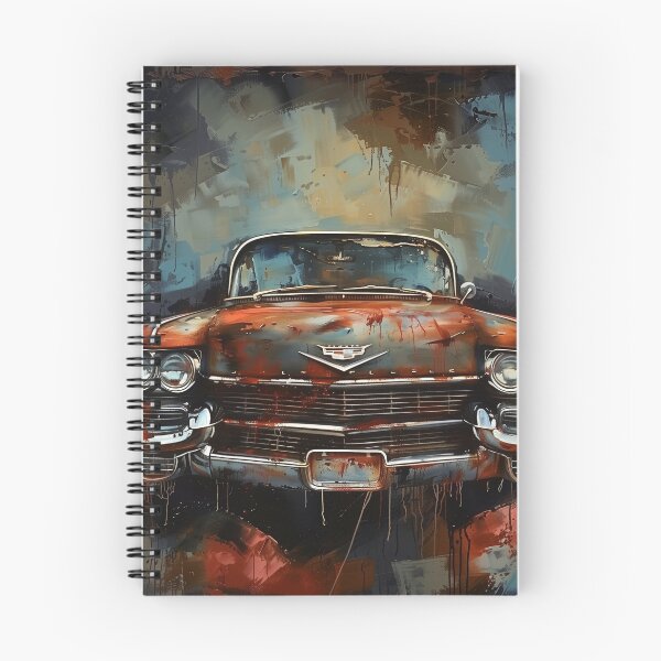Item preview, Rusty 1962 Cadillac Painting designed and sold by HoskingInd.