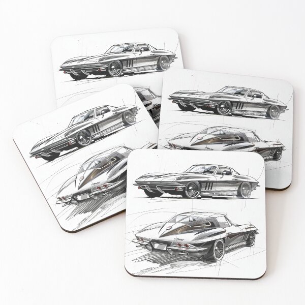 Item preview, Chevrolet Corvette Design Sketches designed and sold by HoskingInd.