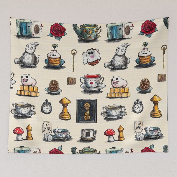 Item preview, Impossible Guests Toast At A Painted Table designed and sold by Piotrek0001.
