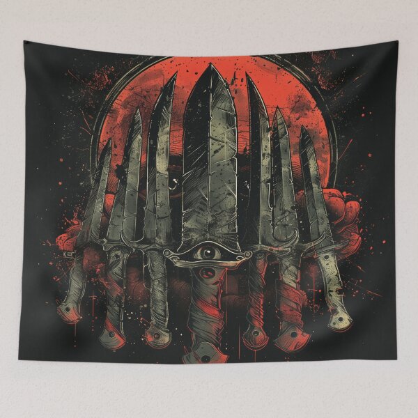 Item preview, A Collection of Knives Illustration designed and sold by HoskingInd.