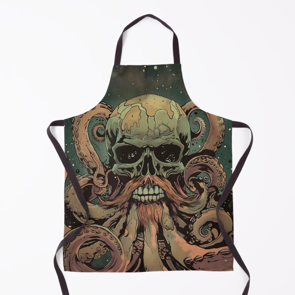 Item preview, Pirate Octopus Skull Illustration designed and sold by HoskingInd.