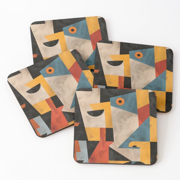 Item preview, Colorful Mid-Century Modern Geometric Pattern designed and sold by HoskingInd.