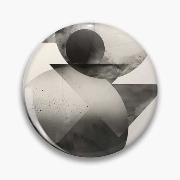 Item preview, Monochrome Mid-Centruy Modern Geometric Print designed and sold by HoskingInd.