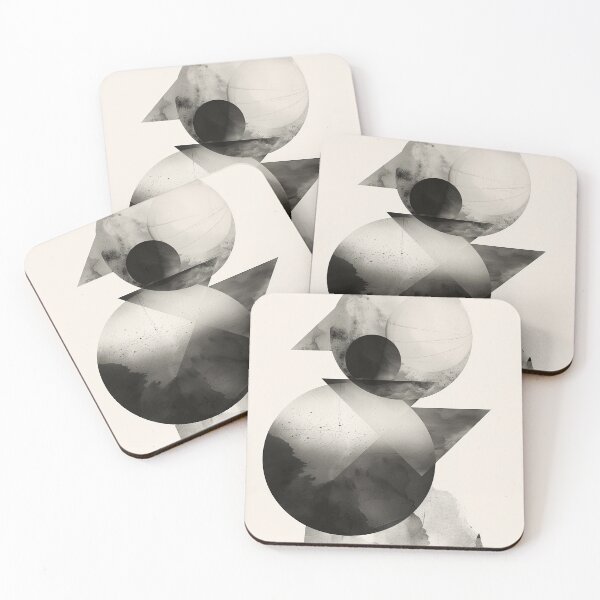 Item preview, Monochrome Mid-Centruy Modern Geometric Print designed and sold by HoskingInd.