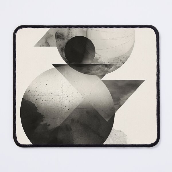Item preview, Monochrome Mid-Centruy Modern Geometric Print designed and sold by HoskingInd.