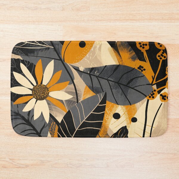 Item preview, Abstract Flowers in Warm Tones designed and sold by HoskingInd.