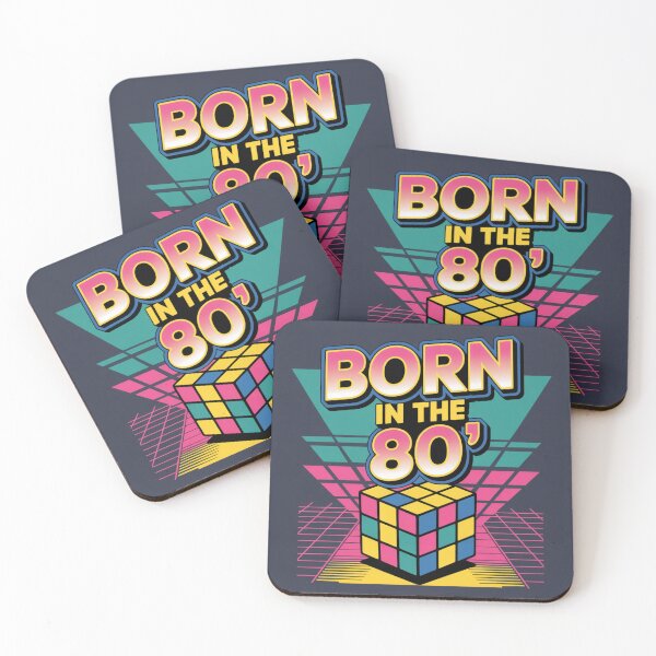 Item preview, Born in the 80' | Sticker designed and sold by NicolasGlowArt.