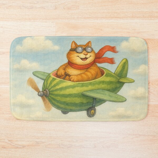 Item preview, The funny melon plane designed and sold by Mauswohn.